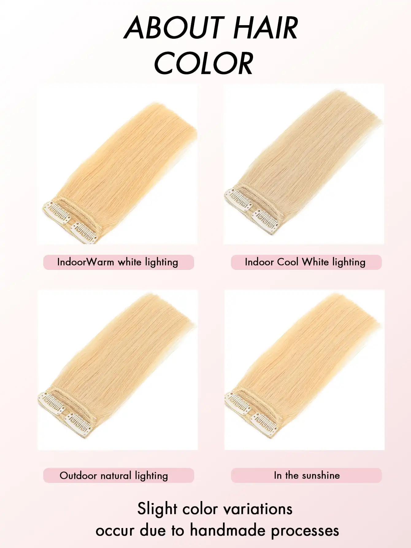Invisible Clip in Hair Pieces for Women Instant Volume & Length with Mini Seamless Clips Natural Looking Undetectable Hair Pads