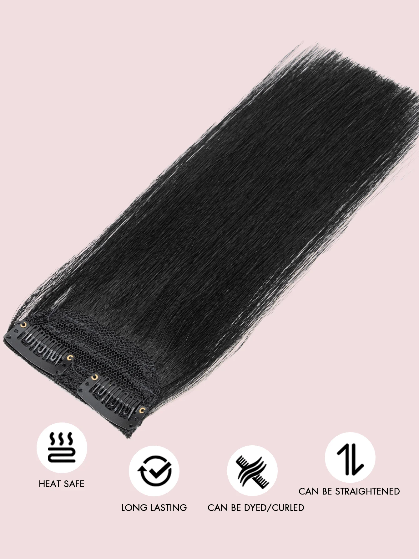 Invisible Clip in Hair Pieces for Women Instant Volume & Length with Mini Seamless Clips Natural Looking Undetectable Hair Pads