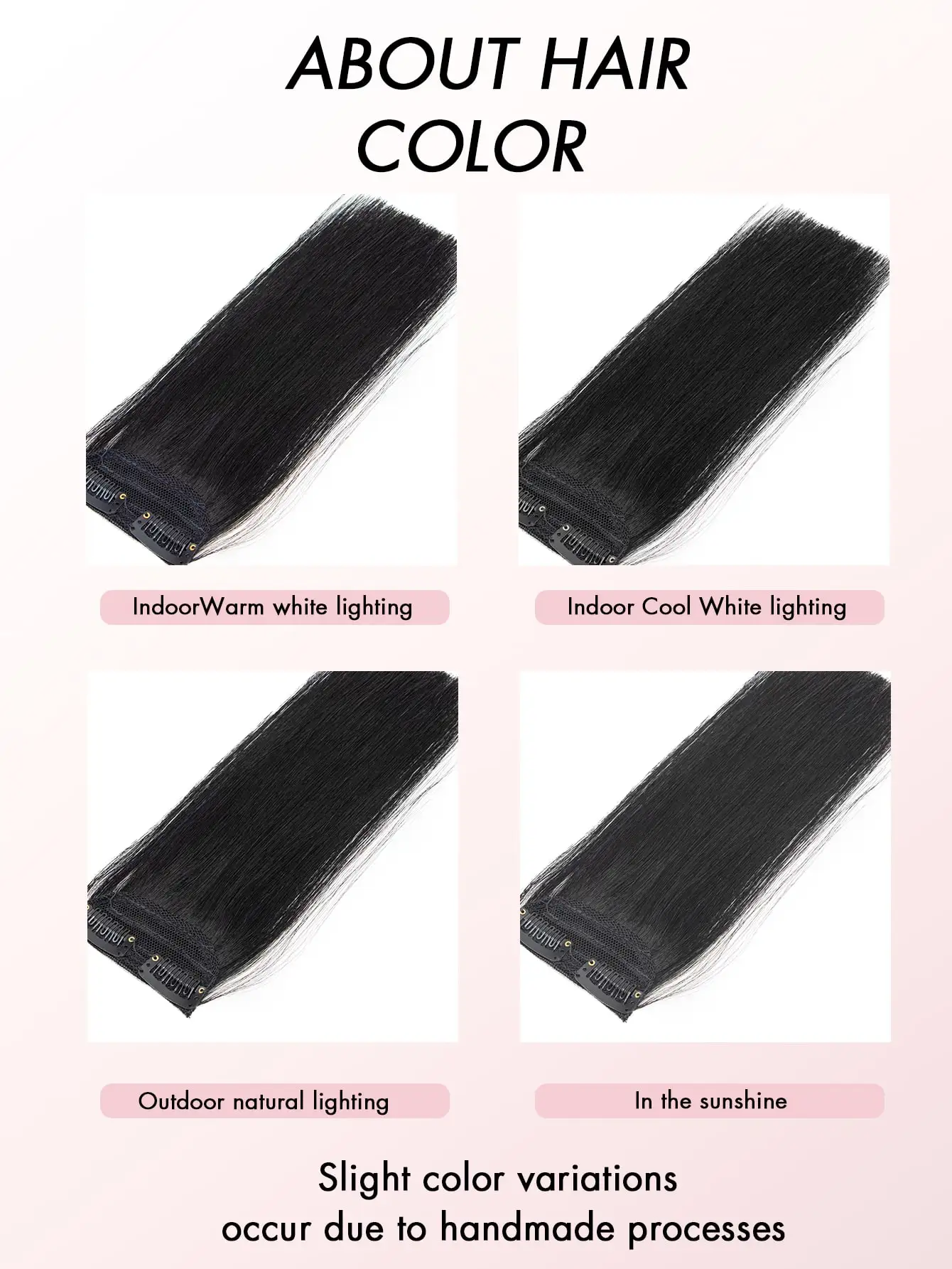 Invisible Clip in Hair Pieces for Women Instant Volume & Length with Mini Seamless Clips Natural Looking Undetectable Hair Pads