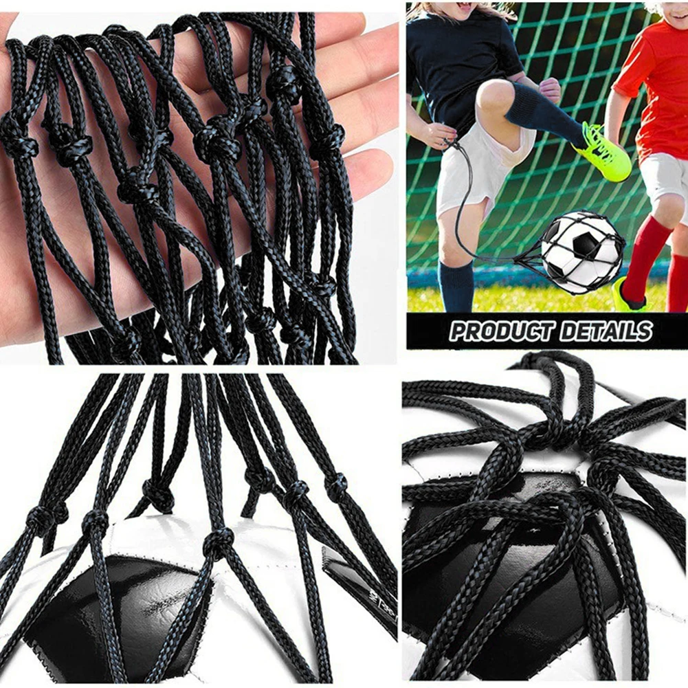 Football Kick Trainer Fits Ball Size 3 4 5 Soccer Return Trainer Net Soccer Ball Trainer Net for Youth Adults Training Equipment