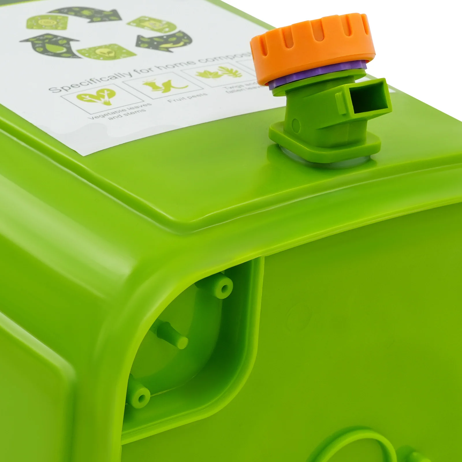 Compost Bins Kitchen Compost Bin Compost Container Large Capacity Compost Container Double Cover 10L/15L/20L