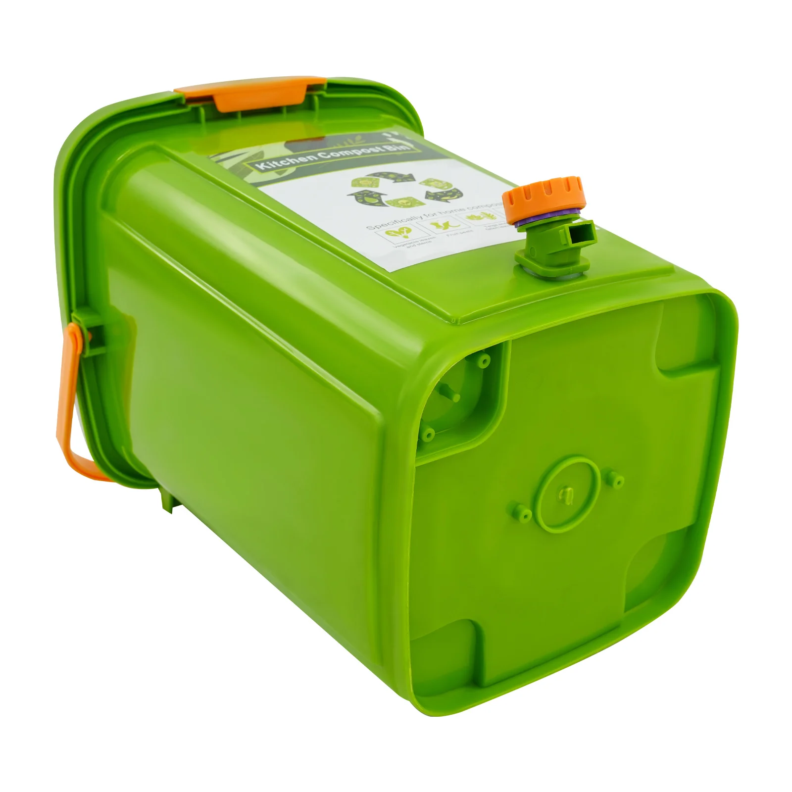 Compost Bins Kitchen Compost Bin Compost Container Large Capacity Compost Container Double Cover 10L/15L/20L