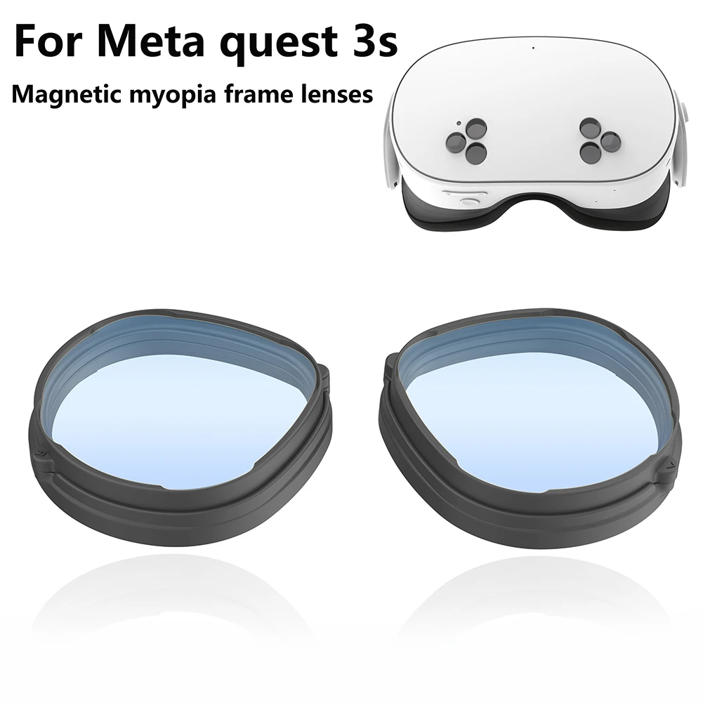 For Meta Quest 3S VR Glasses Glasses Spacer Protector Anti-Scratch Glasses Frame Magnetic Lens Protector Ring VR Accessories