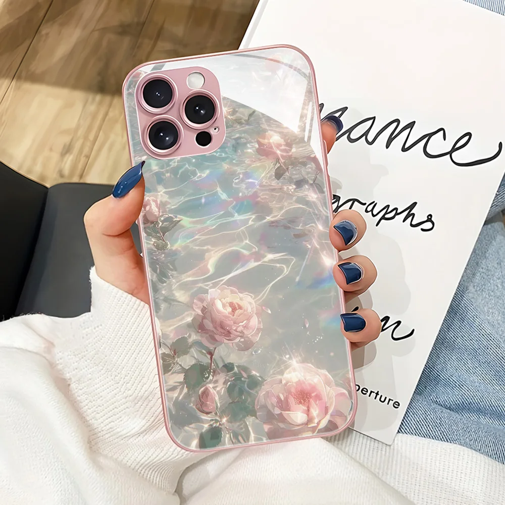 For Samsung A56 5G Tempered Glass Phone Case Samsung A55 A 56 5G A54 A53 A52 A52S A51 A17 A16 A15 A36 A34 A26 A25 A24 Case Cover