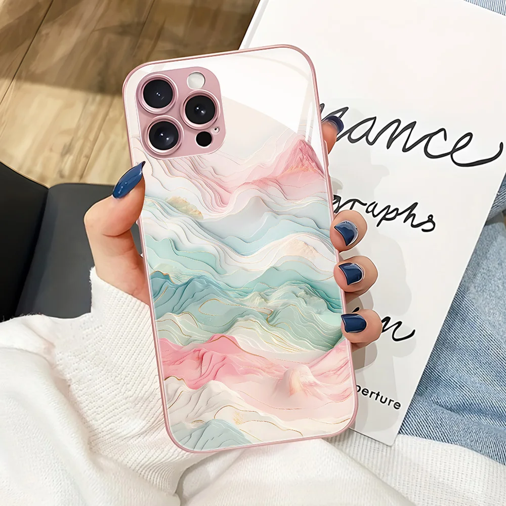 For Samsung A56 5G Tempered Glass Phone Case Samsung A55 A 56 5G A54 A53 A52 A52S A51 A17 A16 A15 A36 A34 A26 A25 A24 Case Cover