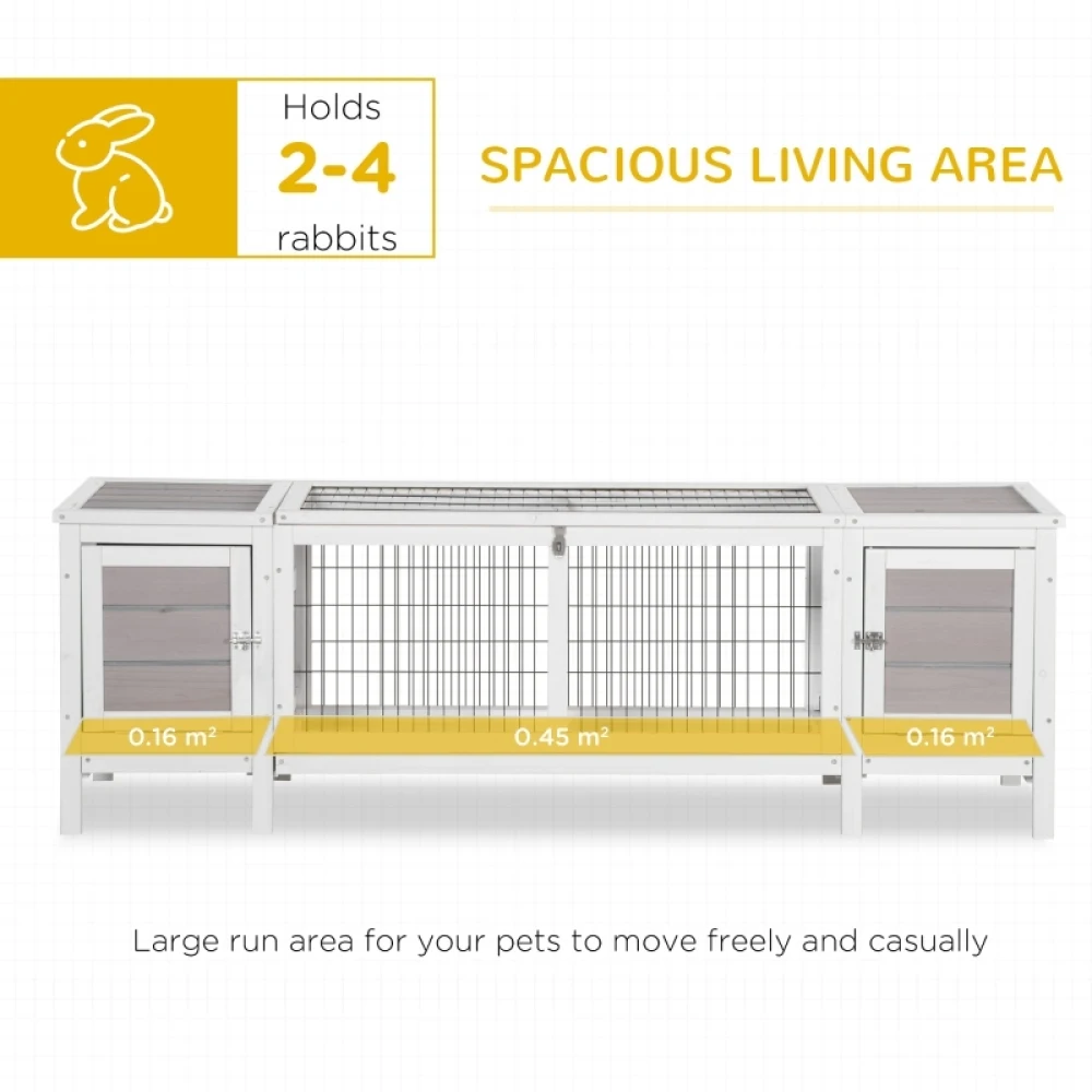 PINGGO Wooden Cabin with A Detachable Chassis To Ensure Ventilation and Dryness, Suitable for Small Animals