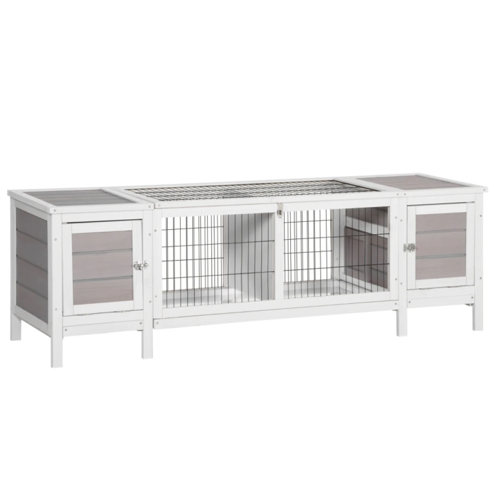 PINGGO Wooden Cabin with A Detachable Chassis To Ensure Ventilation and Dryness, Suitable for Small Animals
