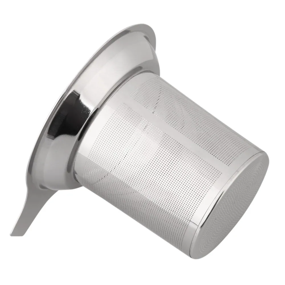 Stainless Steel Mesh Hotel Teacup Food Grade Tea Leaf Spice Filter Multi-function Non-toxic Eco-friendly for Mug Cup and Pitcher
