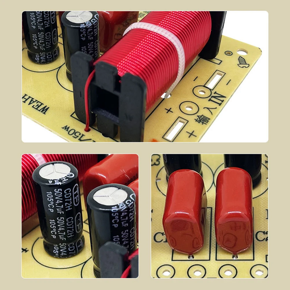 3 Way Treble Midrange Bass Speaker Crossover Home Loudspeaker Frequency Divider