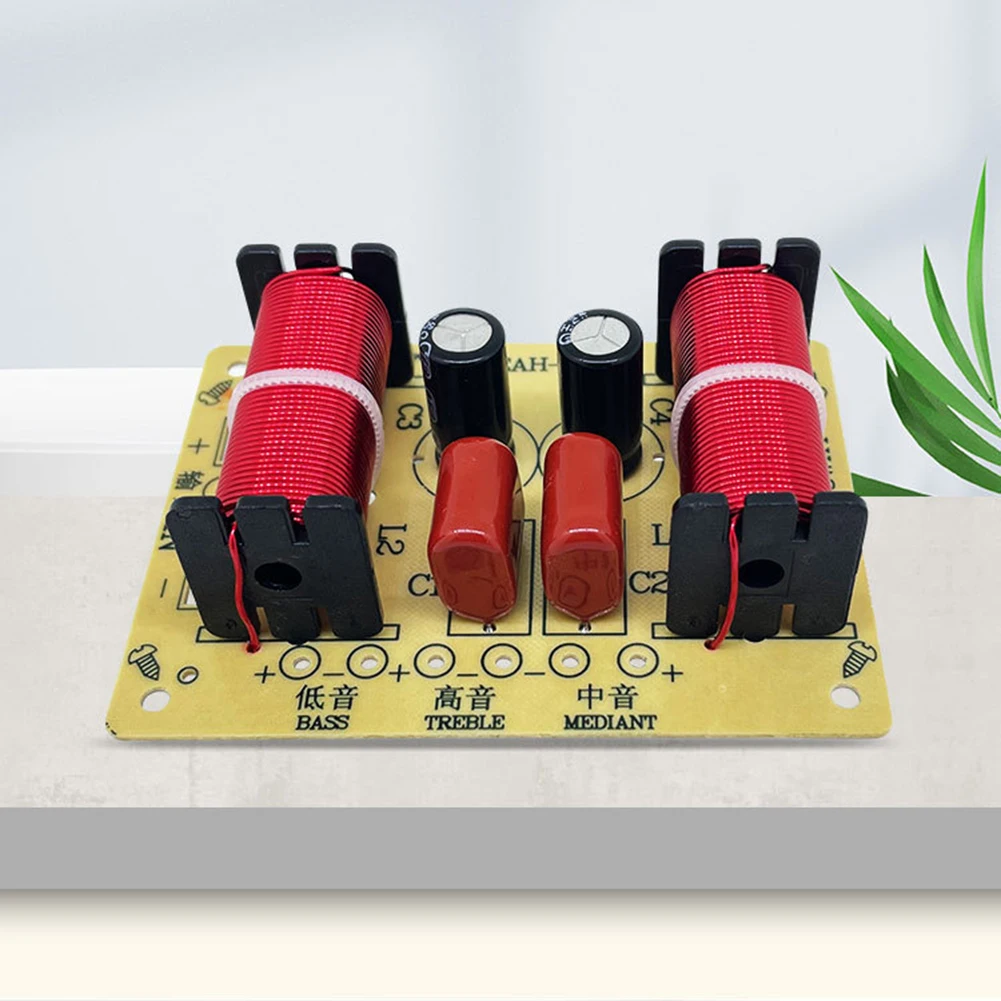 3 Way Treble Midrange Bass Speaker Crossover Home Loudspeaker Frequency Divider