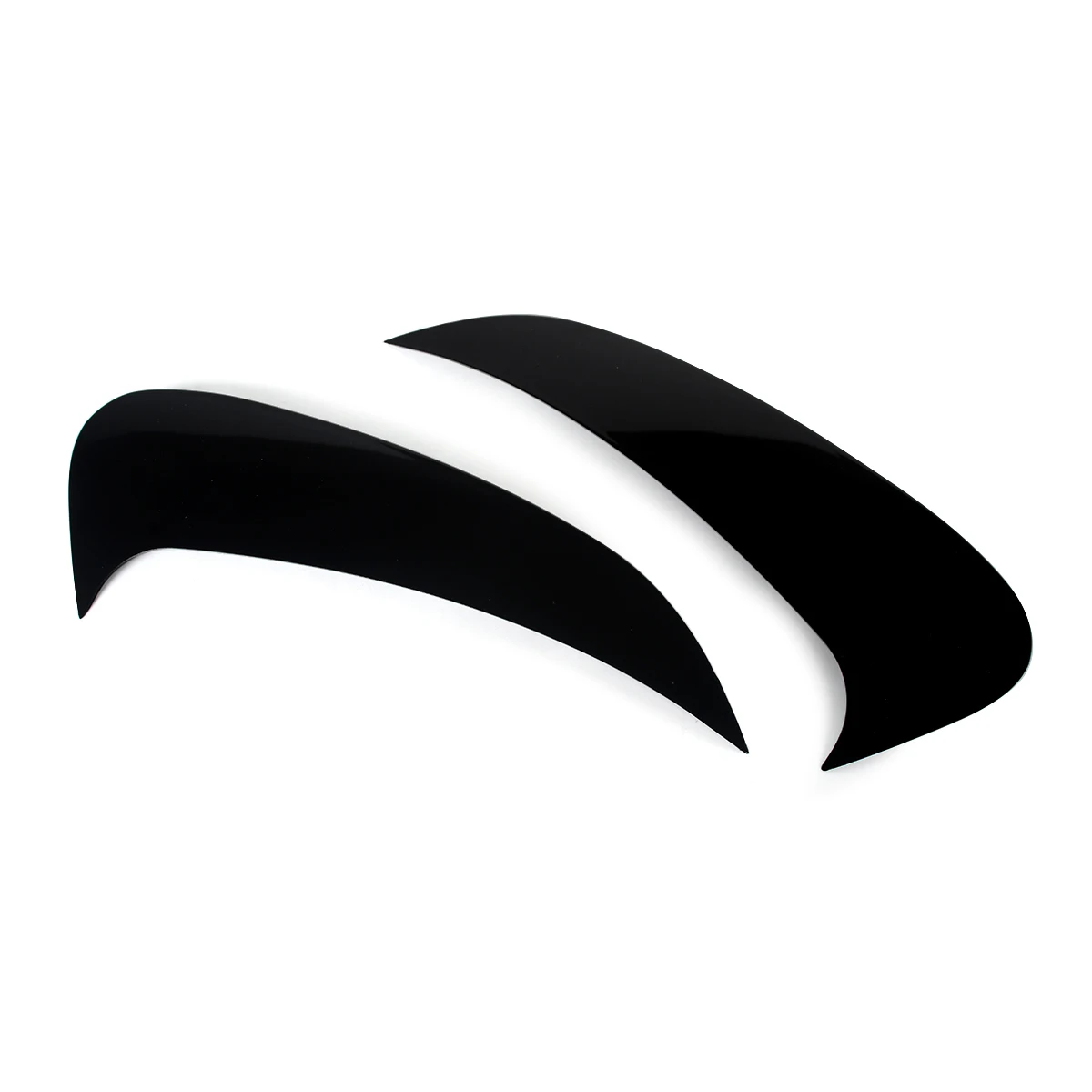 Glossy Black Rear Side Vents Canards For Mercedes-Benz W206 C200 C300 2021-2023