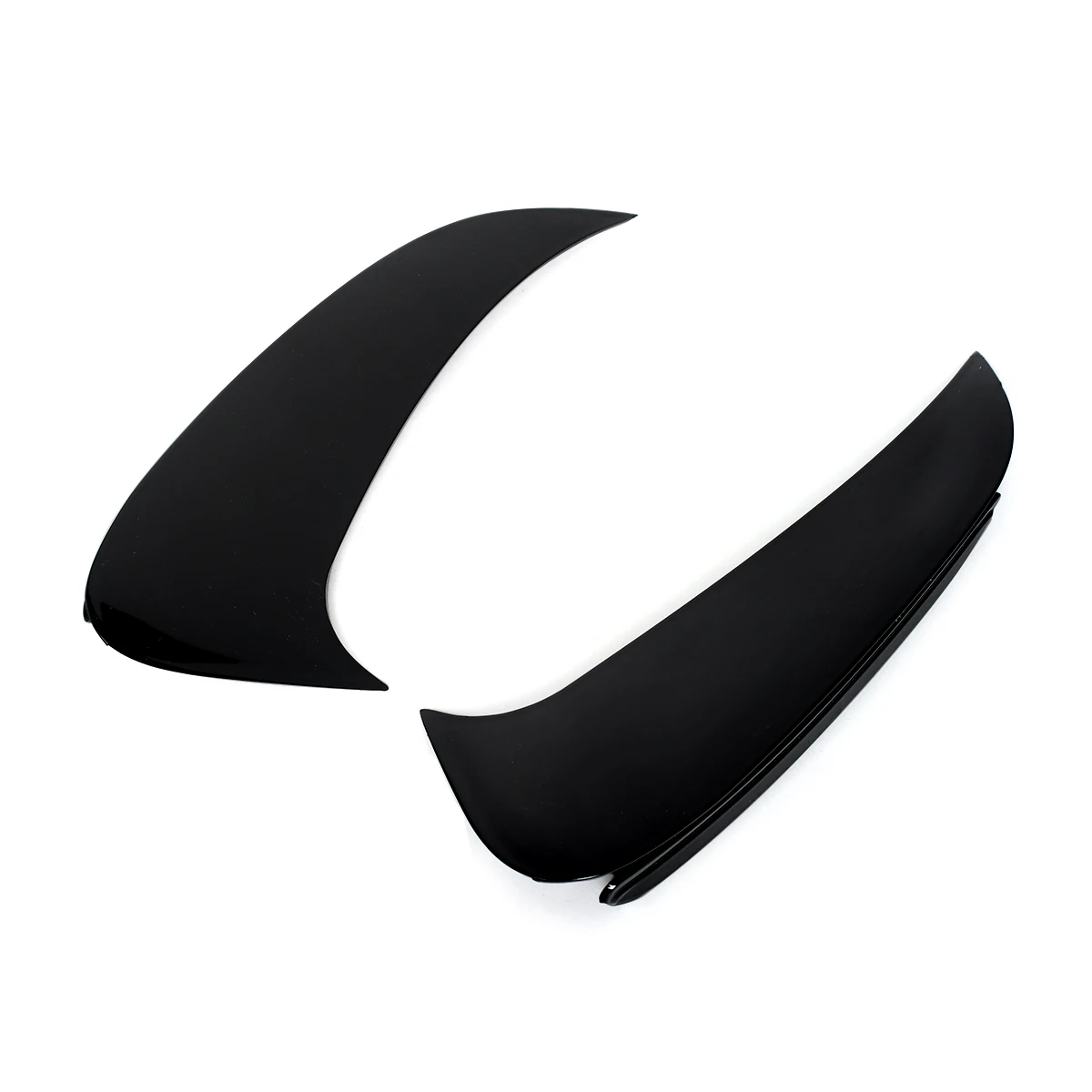 Glossy Black Rear Side Vents Canards For Mercedes-Benz W206 C200 C300 2021-2023