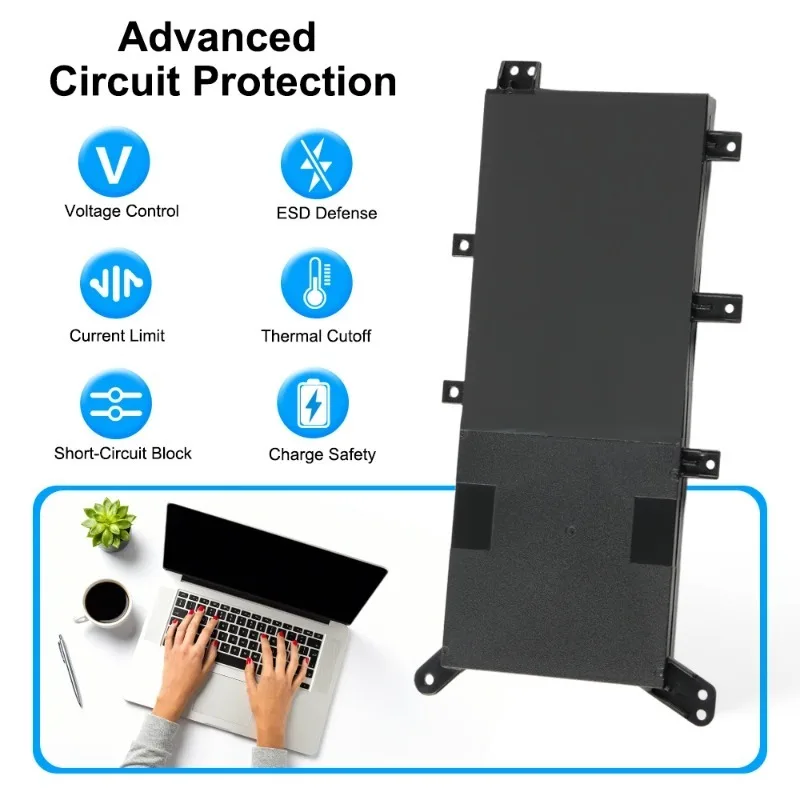 C21N1347 37WH 4775mAh Laptop Battery for ASUS X554L X555 X555L X555LA X555LD X555LN X555MA 2ICP4/63/134  Batteries + Free Tools