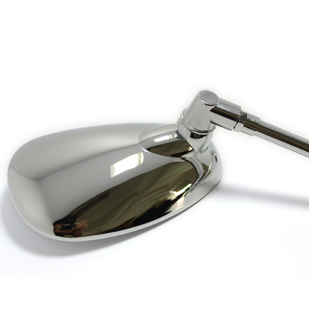 M10 Motorcycle Mirrors Sport Bike Scooter Oval Rearview Rear view Side Mirrors Long Stem For Honda CB1000R Rebel 250 Shadow 1100