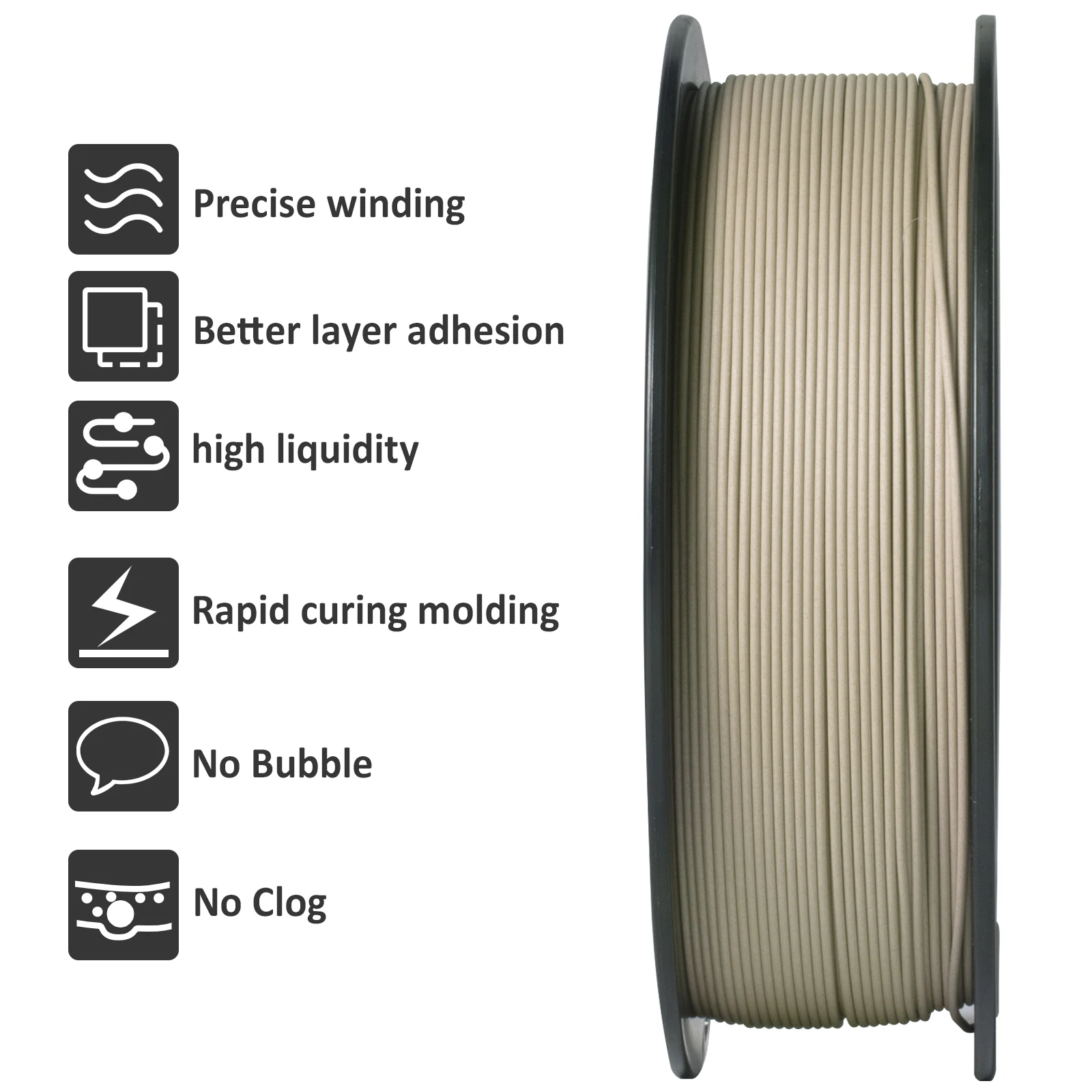 Geeetech Wood PLA 1kg 1.75mm Filament 3D Print Wire Vacuum Packaging Local Warehouses Colorful Plastic for FDM 3D Printer