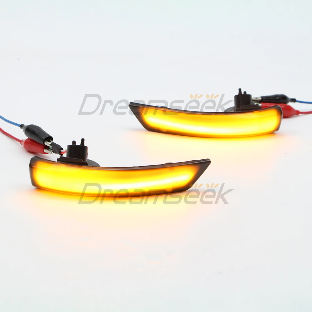 LED Side Wing Mirror Light For Ford Focus MK2 08-11 MK3 12-17 Mondeo MK4 10-14 Rearview Indicator With Dynamic Turn Signal Lamp