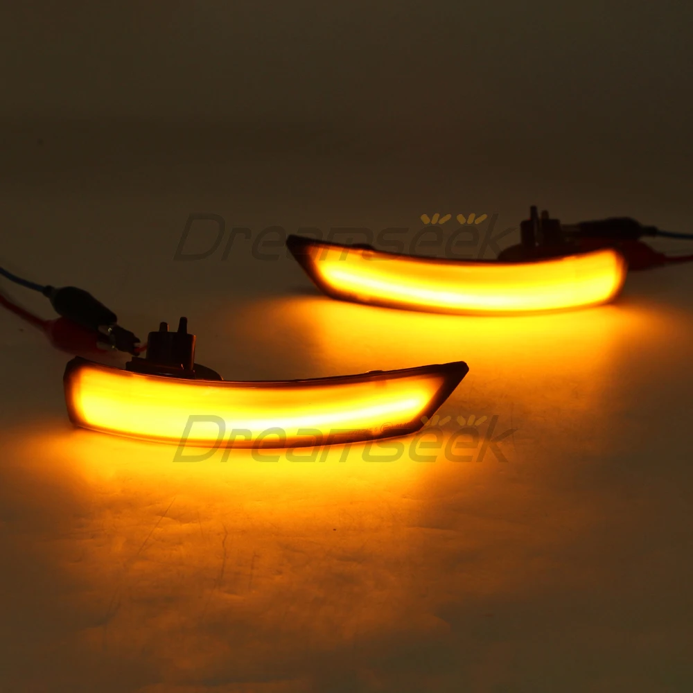 LED Side Wing Mirror Light For Ford Focus MK2 08-11 MK3 12-17 Mondeo MK4 10-14 Rearview Indicator With Dynamic Turn Signal Lamp