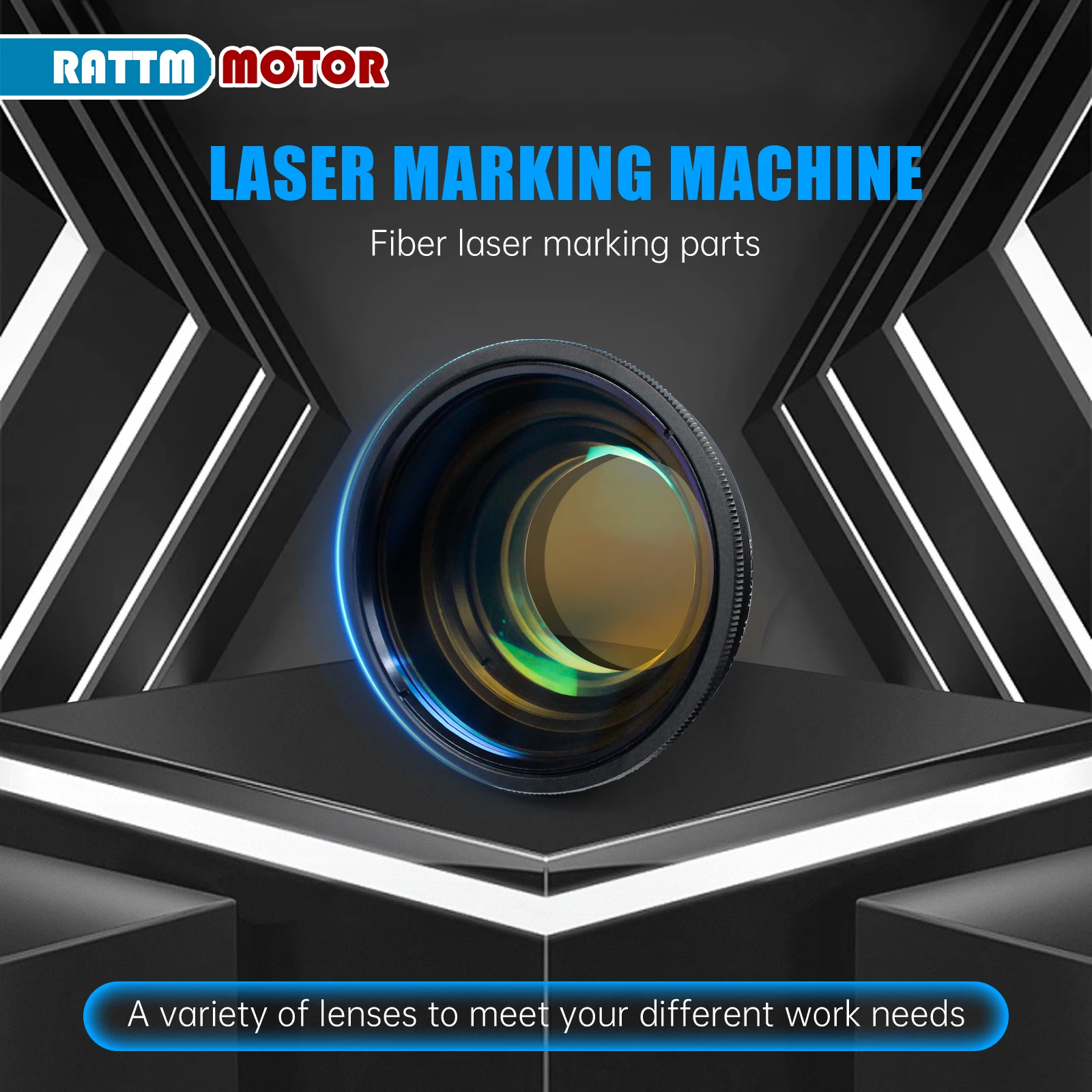 【EU Stock】F-theta Lens 1064nm Focus Lens Laser Focal Length 63-420mm Scan Field 70x70-300x300 for Fiber Laser Galvo System