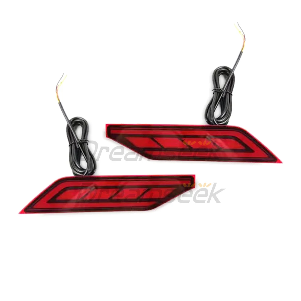 LED Rear Bumper Tail Light for Mitsubishi Pajero Sport / Montero Sport 2020-2024 Brake Lamp with Dynamic Sequential Turn Signal