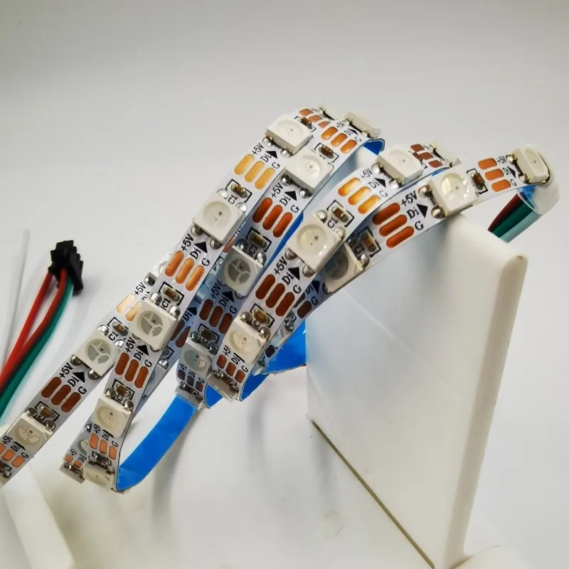 DC5V Mini WS2812B SK6812 Individually Addressable RGB 60 144 LEDs 4mm 5mm 7mm Narrow PCB SMD 3535 5050 Led Pixel Strip Light