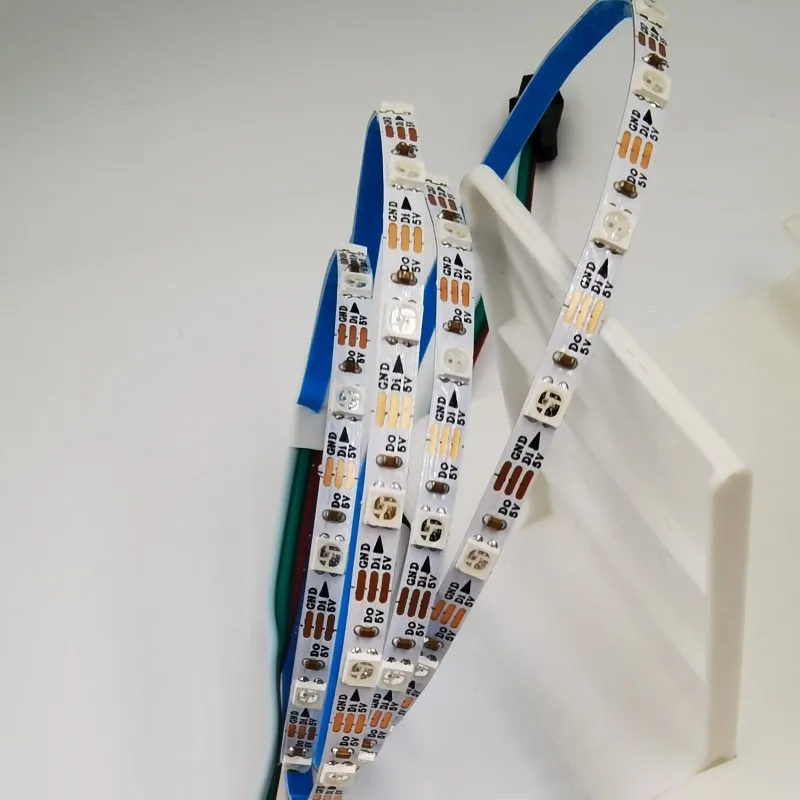 DC5V Mini WS2812B SK6812 Individually Addressable RGB 60 144 LEDs 4mm 5mm 7mm Narrow PCB SMD 3535 5050 Led Pixel Strip Light