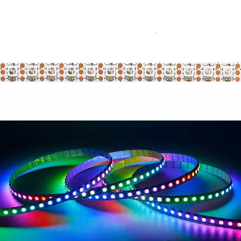 DC5V Mini WS2812B SK6812 Individually Addressable RGB 60 144 LEDs 4mm 5mm 7mm Narrow PCB SMD 3535 5050 Led Pixel Strip Light