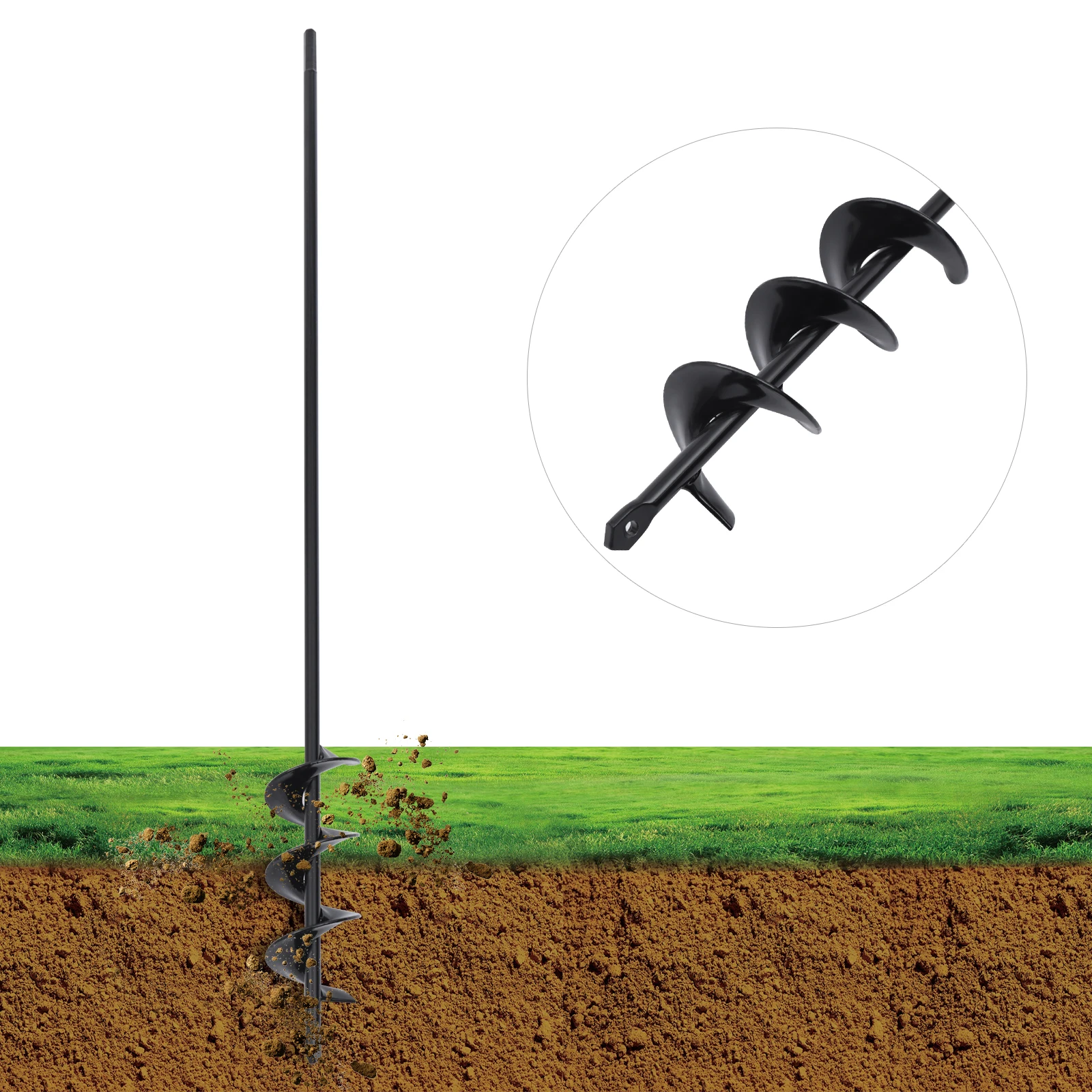 Auger Post Hole Digger Efficient Garden Auger Drill Bit