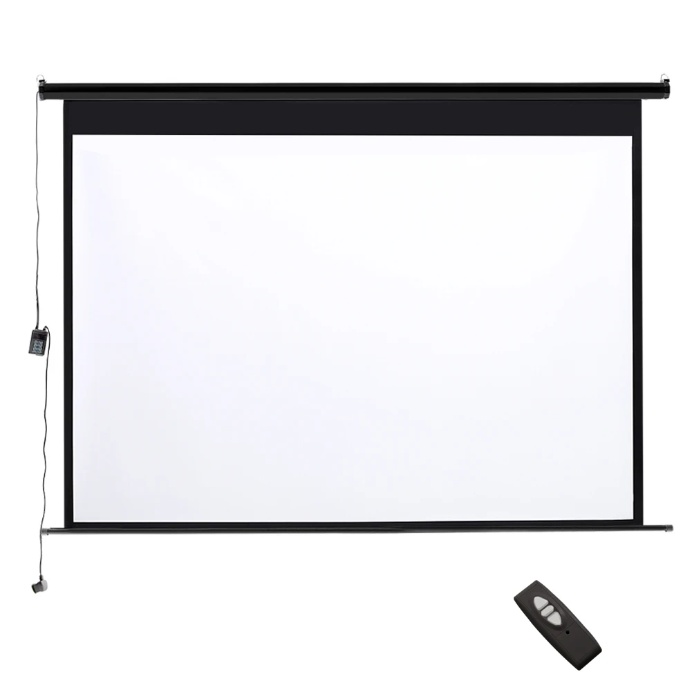 Voltsify 72 Inch HD Electric Pull Down Projector Screen