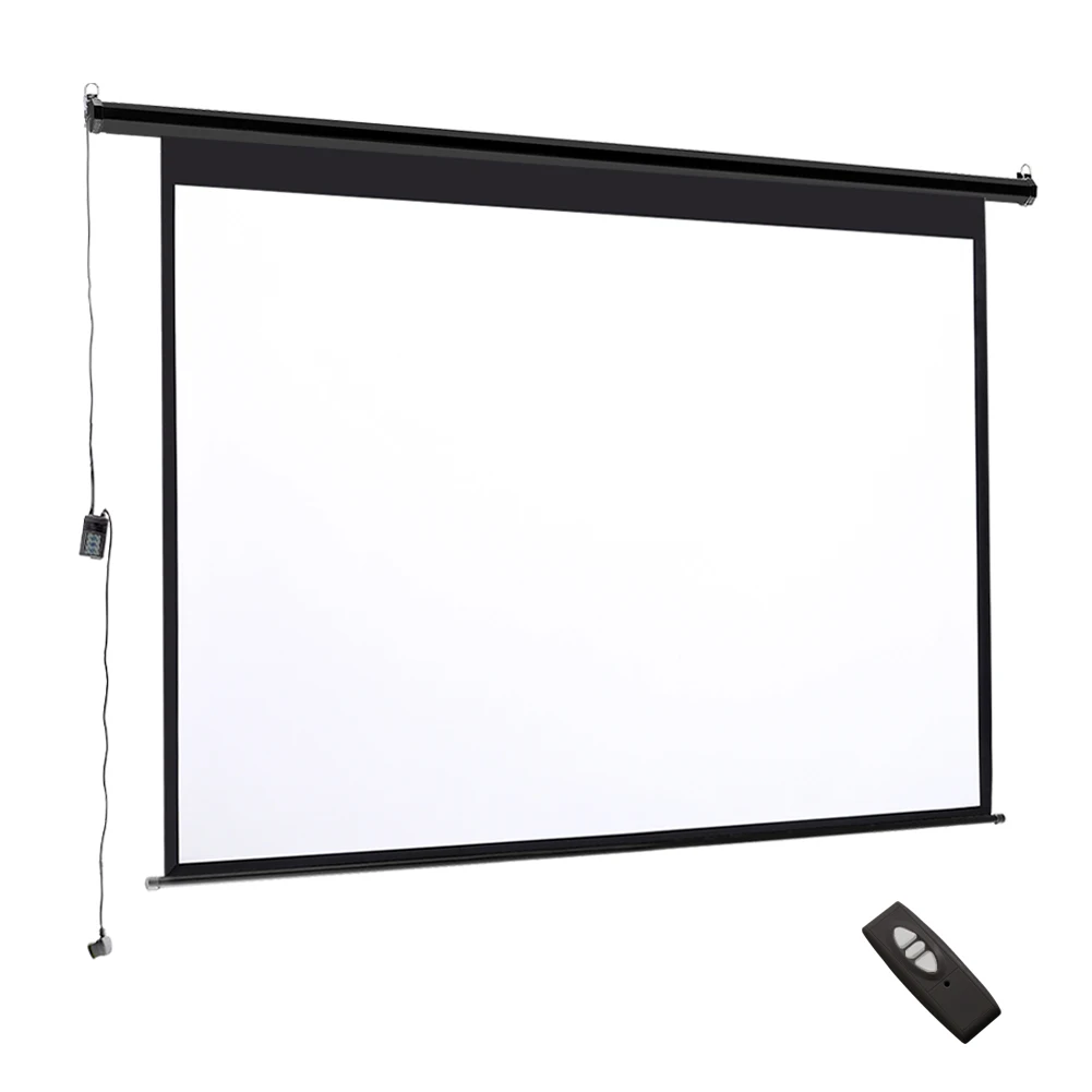 Voltsify 72 Inch HD Electric Pull Down Projector Screen