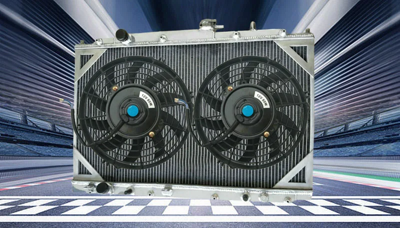 For Honda Odyssey 3.5 V6 1999-2004 2000 2001 2002 2003 2004 99 00 01 02 03 04 Aluminum Radiator+FAN AT