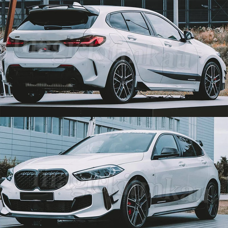 For BMW 1 Series F40 Hatchback 2020 2021 2022 Side Skirts Extension 120d 116d 118d M135i 128ti Side Bumper Bodykit Magickit
