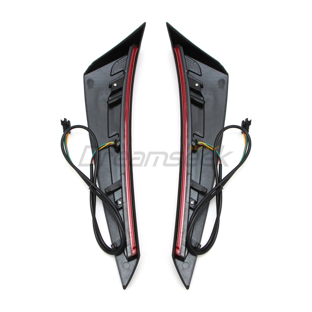 Red Lens LED Tail Light For Toyota Sienna XL40 2021+ Rear Bumper Brake Driving Turn Signal Side Marker Tail Lamp Car Accessories