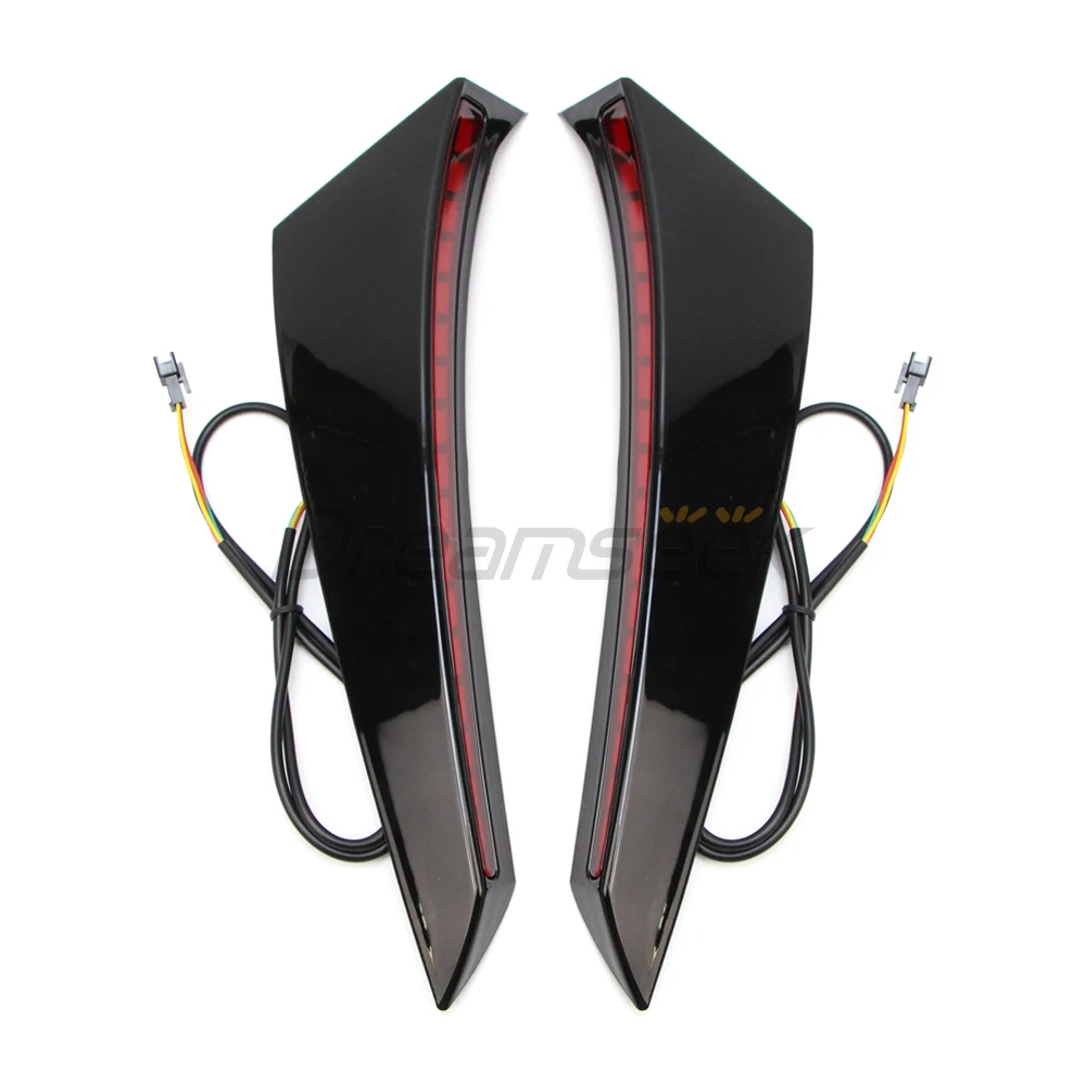 Red Lens LED Tail Light For Toyota Sienna XL40 2021+ Rear Bumper Brake Driving Turn Signal Side Marker Tail Lamp Car Accessories