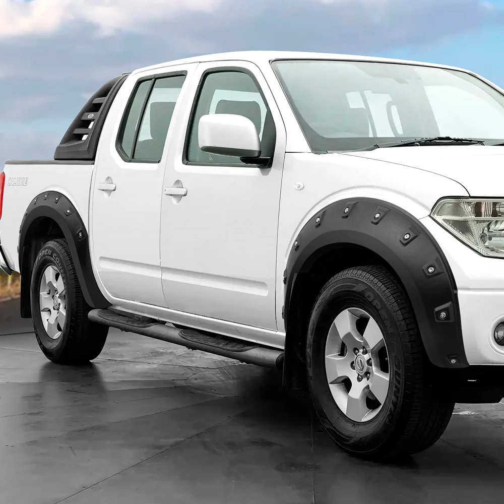 Pocket Style Fender Flares For Nissan Navara D40 2006 2007 2008 2009 2010 2011 2012 2013 2014 Wheel Arch 4X4 Car Accessories