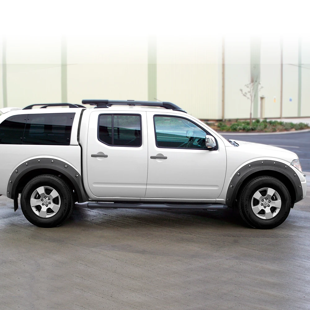 Pocket Style Fender Flares For Nissan Navara D40 2006 2007 2008 2009 2010 2011 2012 2013 2014 Wheel Arch 4X4 Car Accessories
