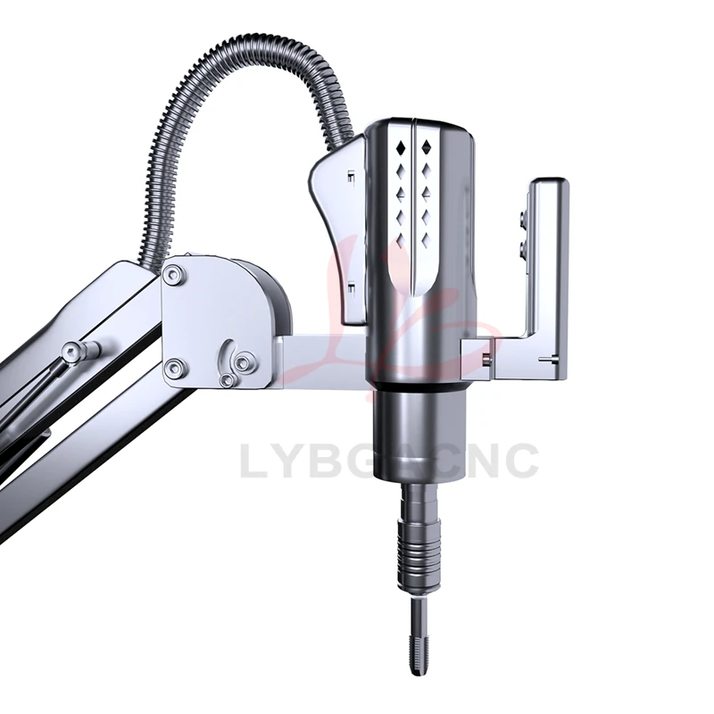 M6-M24-M36 CNC Electric Tapping Machine Servo Motor Electric Tapper Drilling With Chucks Easy Arm Power Tool Threading Machine