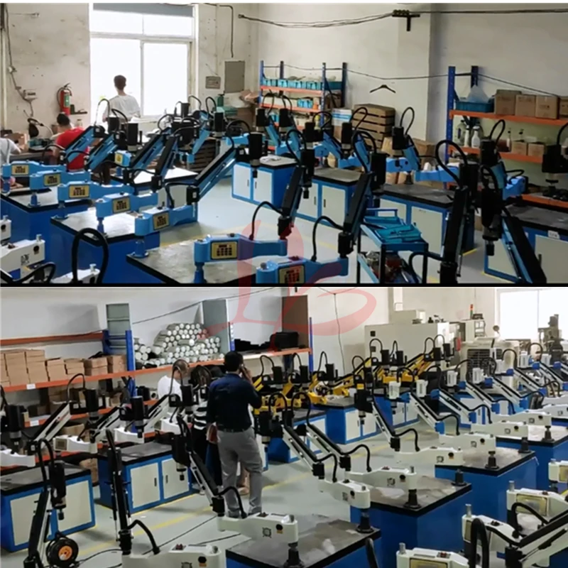 M6-M24-M36 CNC Electric Tapping Machine Servo Motor Electric Tapper Drilling With Chucks Easy Arm Power Tool Threading Machine