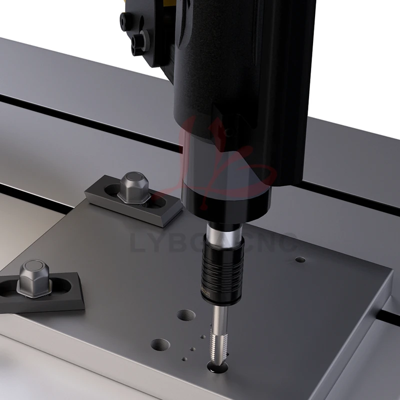 M6-M24-M36 CNC Electric Tapping Machine Servo Motor Electric Tapper Drilling With Chucks Easy Arm Power Tool Threading Machine