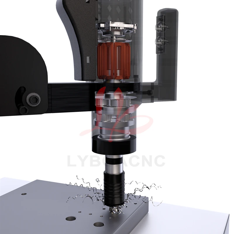 M6-M24-M36 CNC Electric Tapping Machine Servo Motor Electric Tapper Drilling With Chucks Easy Arm Power Tool Threading Machine