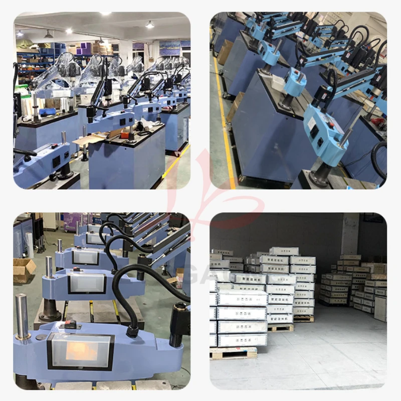 M6-M24-M36 CNC Electric Tapping Machine Servo Motor Electric Tapper Drilling With Chucks Easy Arm Power Tool Threading Machine