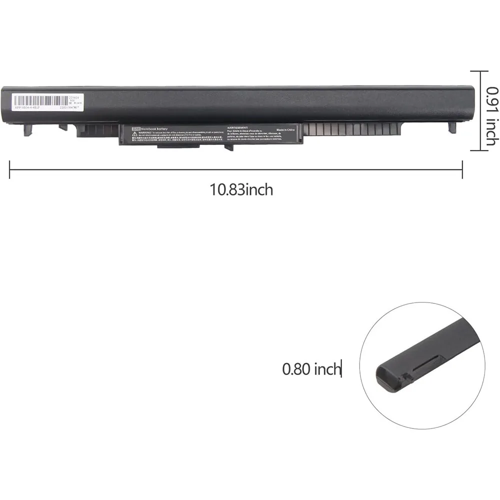 Oyomba HS04 2800mAH Laptop Battery for HP 807957-001 807956-001 240 G4 245 G4 246 G4 250 G4 255 G4 256 G4 Pavilion 14 15