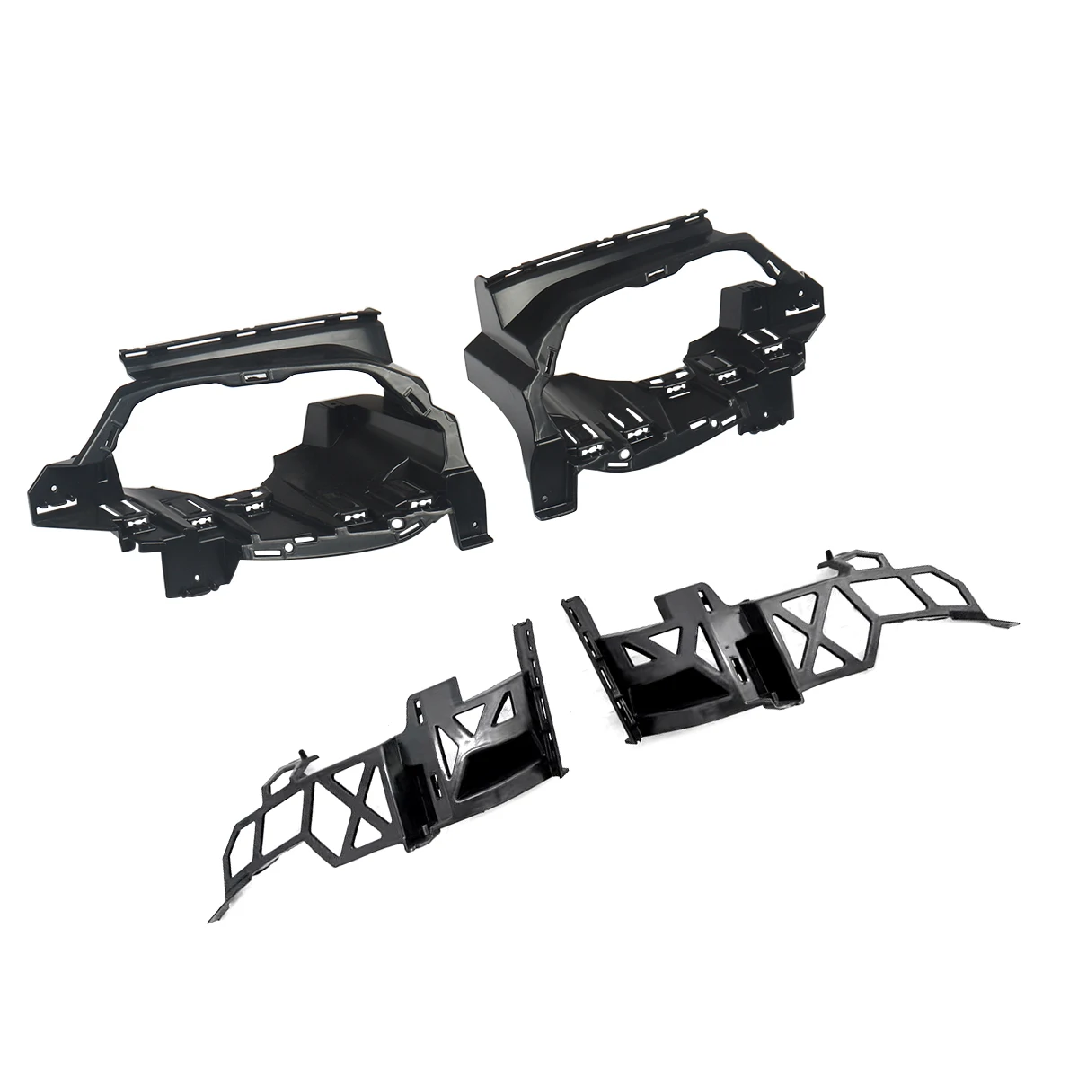 MagicKit For Mercedes A-Class W177 AMG A35 Style Rear Diffuser Gloss Black +Tailpipes 19+