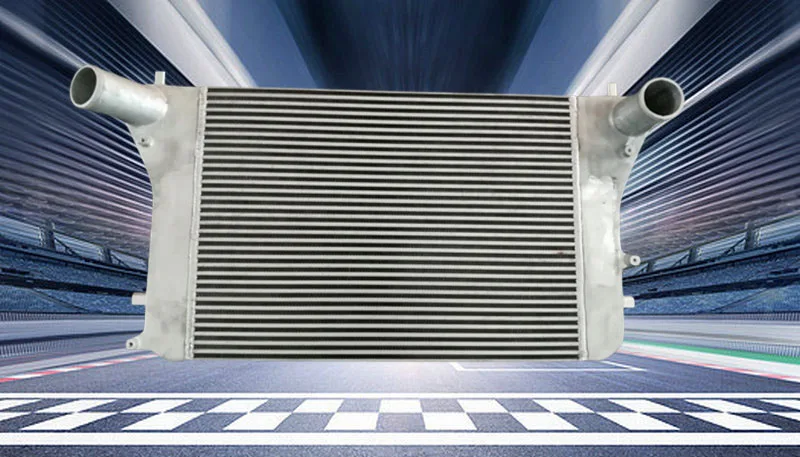 For Volkswagen Golf MK5 MK6 1K5/5C6 Passat B6 B7 CC Audi A3 TT TTS FSI TSI 2.0T Turbo Direct-Fit Gen2 Aluminum Intercooler