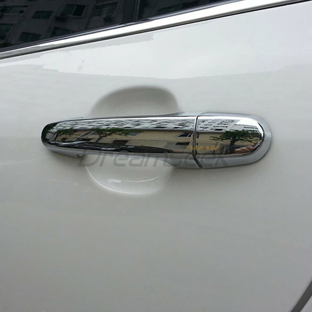 Car Exterior Door Handle Cover for Toyota Hilux Vigo SR5 MK6 Pickup 2005-2014 / Corolla Yaris 2010 2011 2012 2013 Chrome Molding