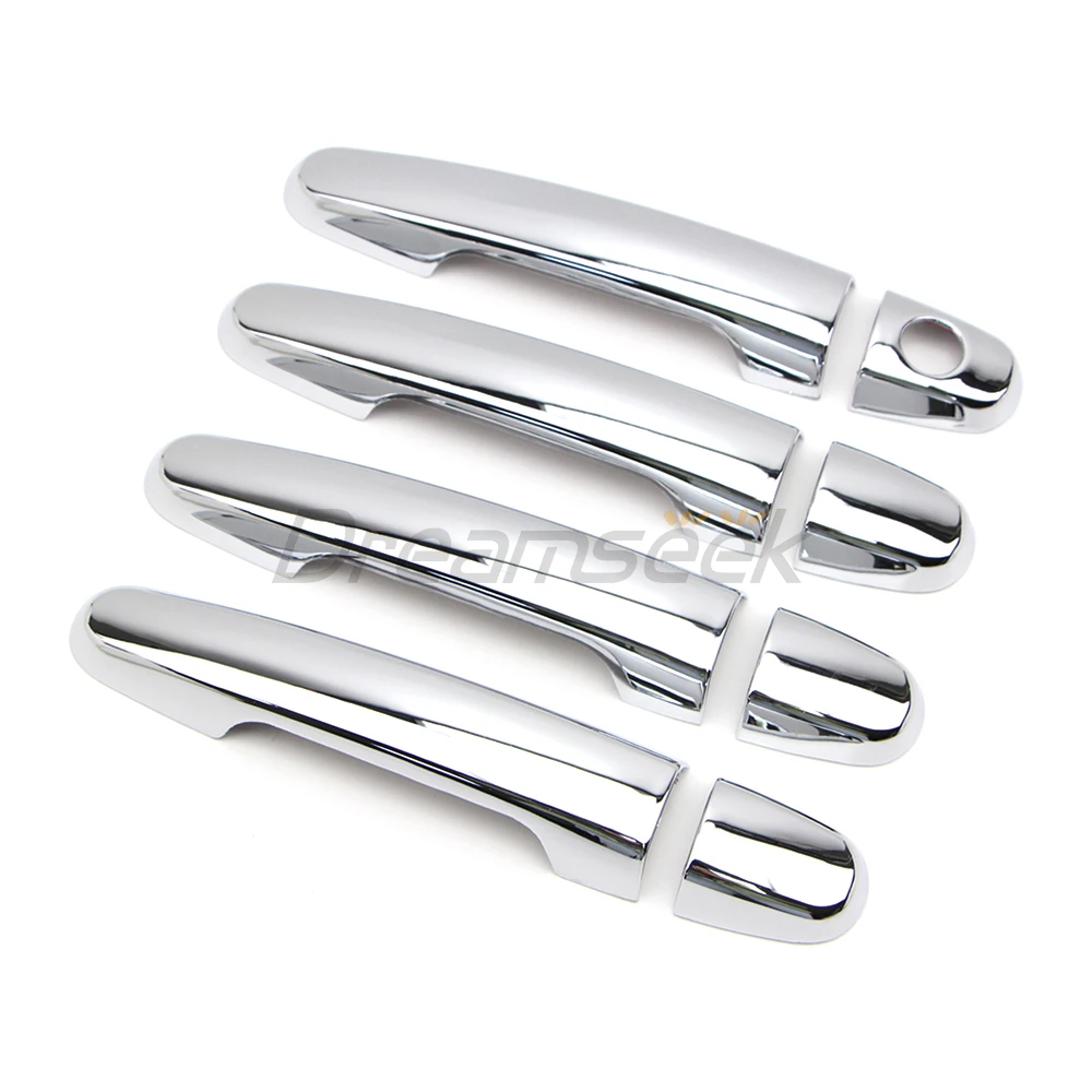 Car Exterior Door Handle Cover for Toyota Hilux Vigo SR5 MK6 Pickup 2005-2014 / Corolla Yaris 2010 2011 2012 2013 Chrome Molding