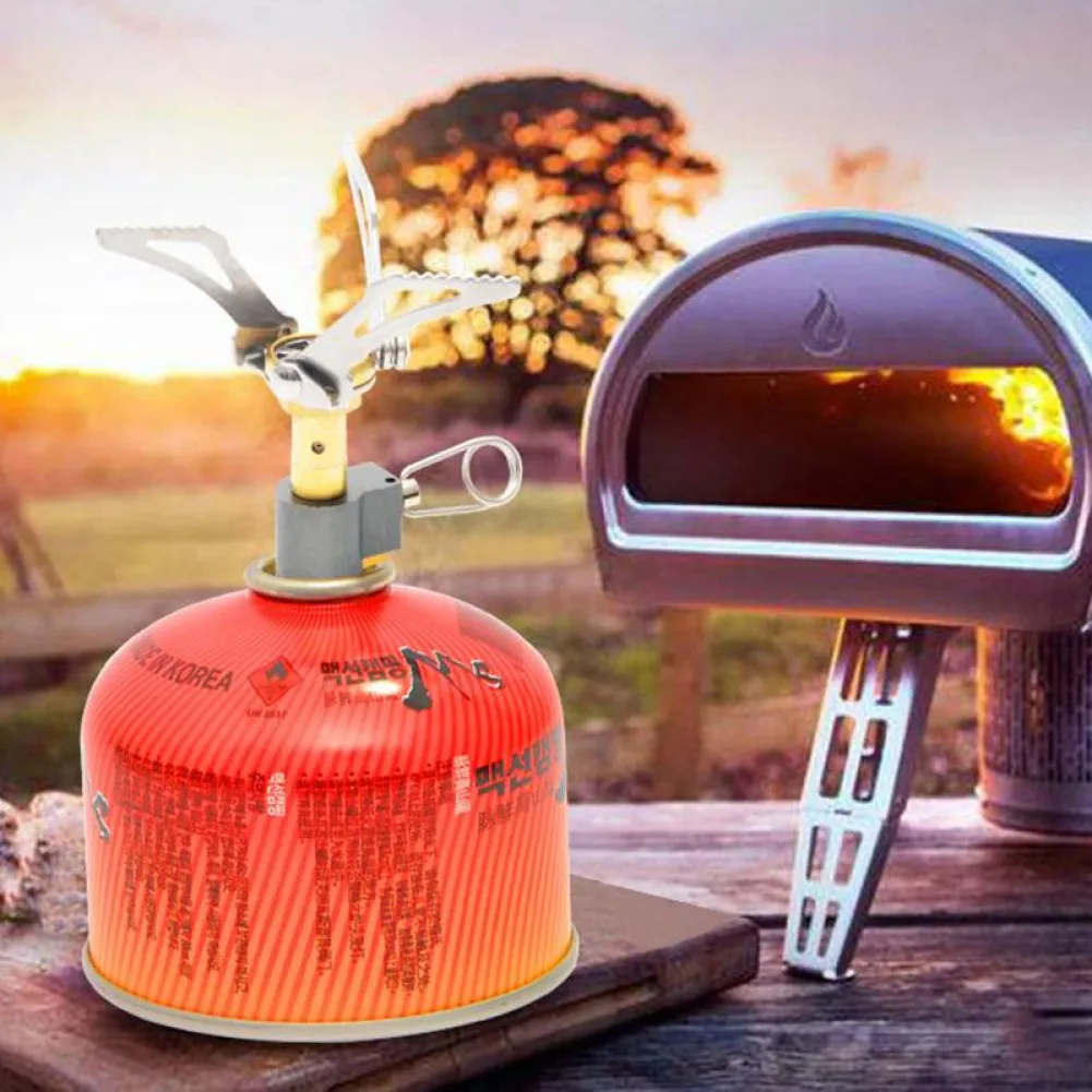 3000W Mini Gas Stove Burner Camping Folding Outdoor Gas Stove Portable Furnace Cooking Picnic Split Stoves Cooker Burners