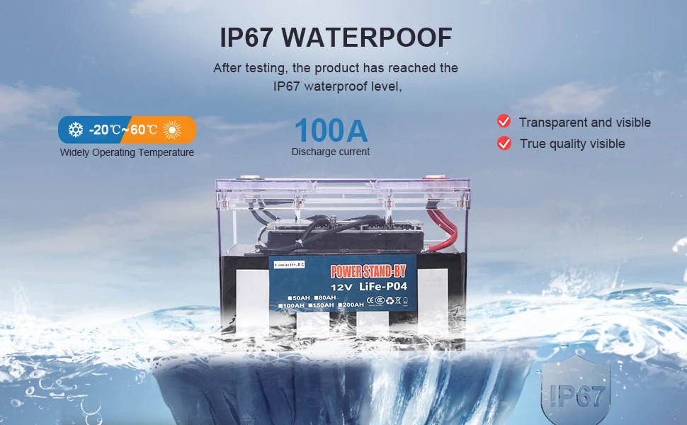 Lifepo4 Battery 12v 100ah 120Ah 200Ah 300Ah 6000+ Cycle Rechargeable Battery Built-in BMS Bluetooth for Solar RV  Fish Finder