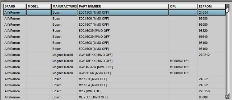 IMMO Service Tool V1.2 Cars immobilizers IMMO OFF Dump to Pin Software has a built-in database with information and photos