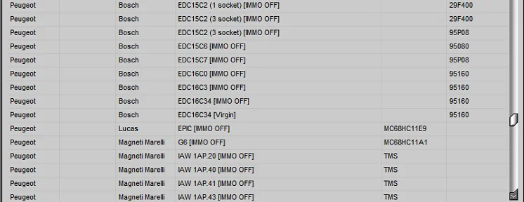 IMMO Service Tool V1.2 Cars immobilizers IMMO OFF Dump to Pin Software has a built-in database with information and photos