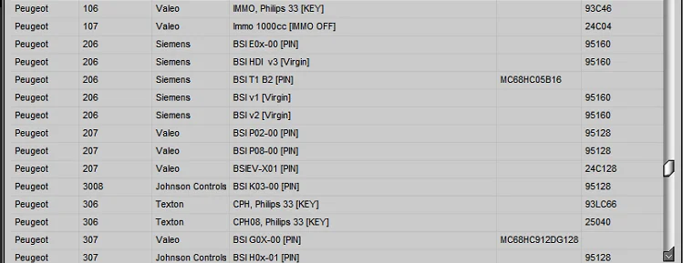 IMMO Service Tool V1.2 Cars immobilizers IMMO OFF Dump to Pin Software has a built-in database with information and photos